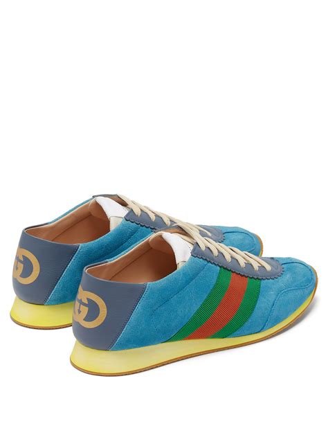 gucci suede sneakers